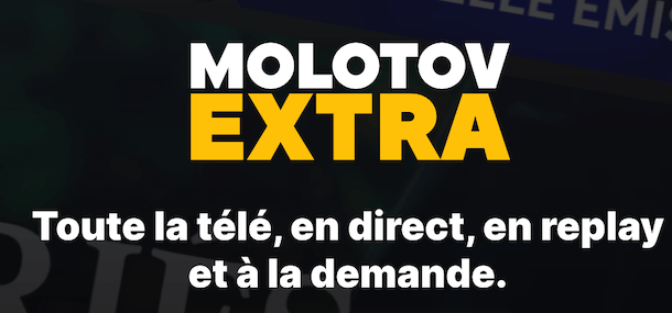 Molotov TV Offre Extra - plateforme de streaming en direct et à la demande