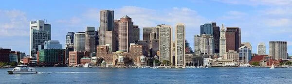 Skyline de Boston dans le Massachusetts