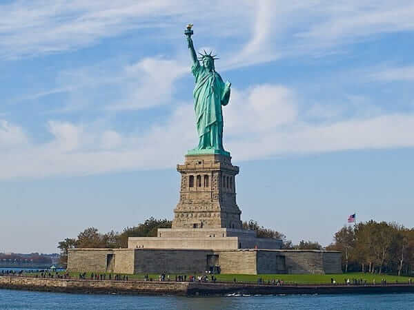 Statue de la Liberté à New York, lieu de la CDM 2026