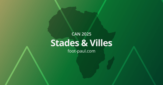 Stades & Villes de la CAN 2025 au Maroc